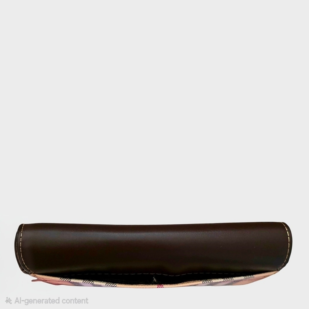 Burberry Brown & Beige Classic Plaid Leather Wallet - Picture 12 of 16